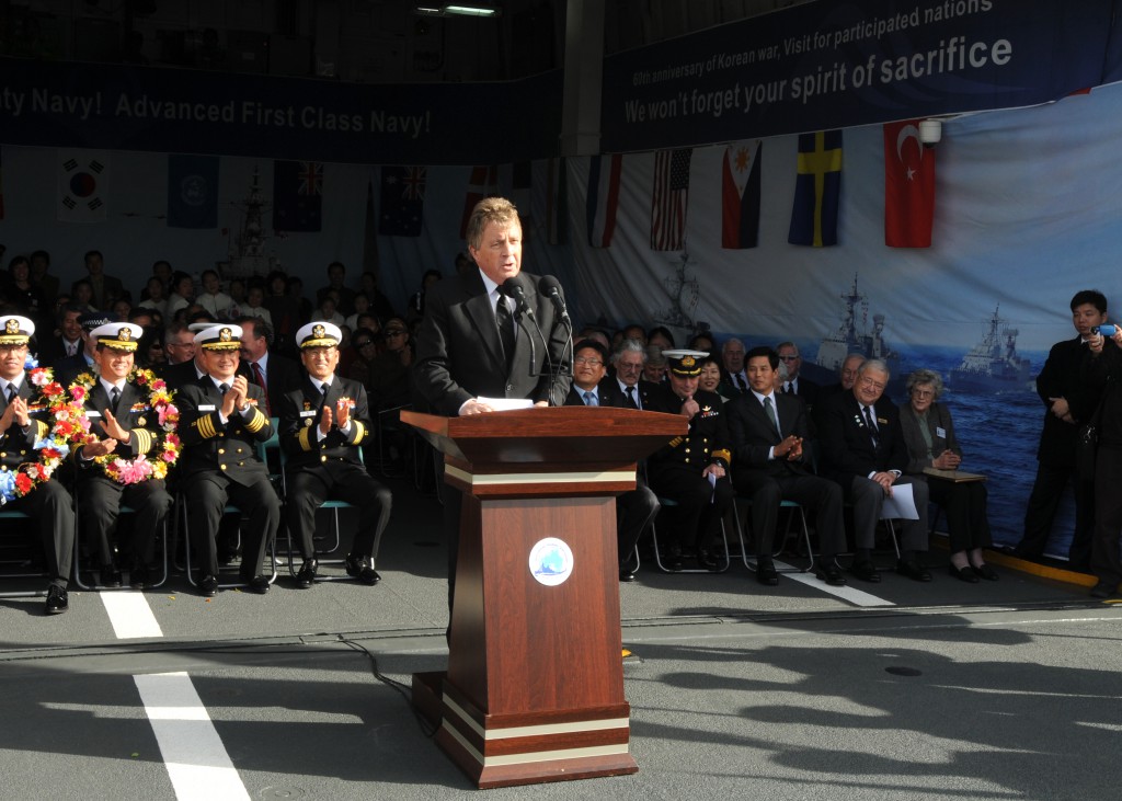 Mike Lee welcomes Korean Navy