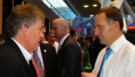 Mike Lee and PM John Key