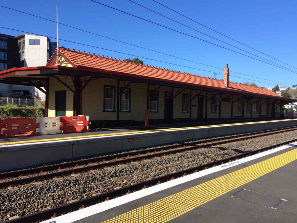 Parnell Station building designed by the famous railways architect George Troup and built in 1908. Superbly restored by Kiwirail.